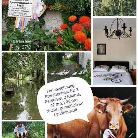 Çiftlik konaklama Spreewaldpension Beesk *